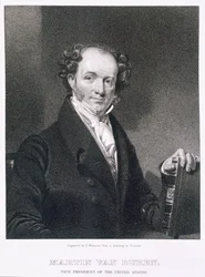 Martin Van Buren, vésette E. Wellmore